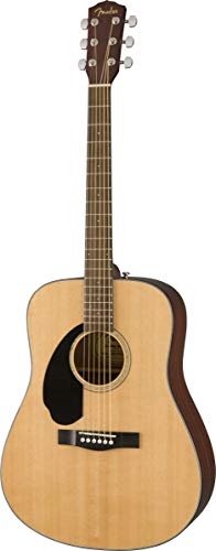 Fender CD-60S Solid Top Dreadnought Acoustic Guitar Bundle - Image 3