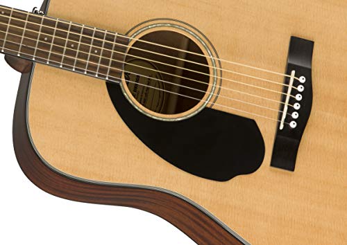 Fender CD-60S Solid Top Dreadnought Acoustic Guitar Bundle - Image 4