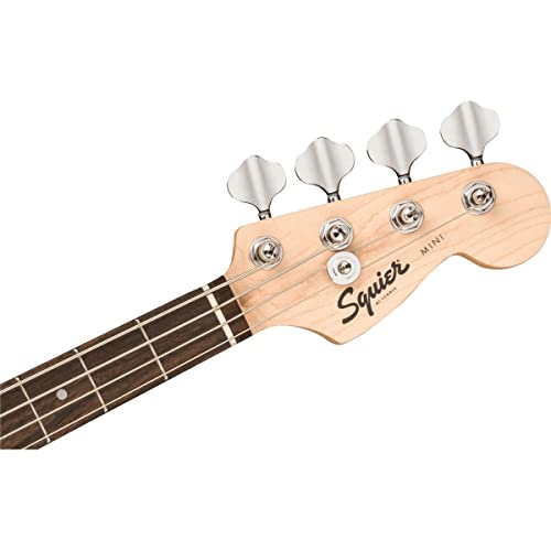 Fender Mini Precision Short Scale Bass Guitar, Black - Image 5