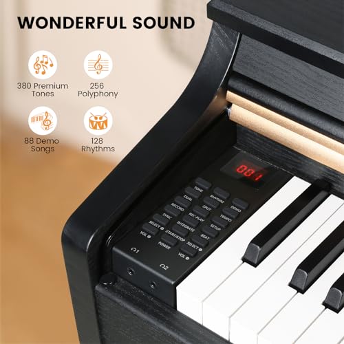 Fesley Digital Piano 88 Key Weighted Keyboard - Image 3