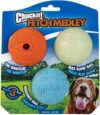 Chuckit! Fetch Medley Dog Toys, Medium, 3-Pack