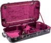 Crossrock Fiberglass Case With TSA Lock-CRF2020DVLBK