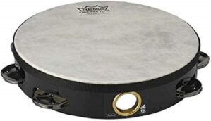 Remo Fiberskyn Tambourine - Quadura Black, 8