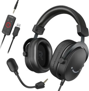 FIFINE Gaming Headset with Microphone