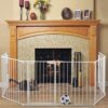 Sandinrayli Fireplace Baby Gate Child Safety 146 Inch