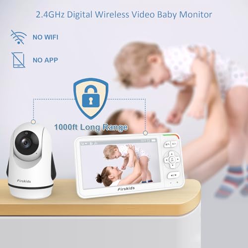 Firskids Baby Monitor With Camera And Audio - Image 4