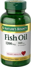 Nature’s Bounty Fish Oil Omega3 200 Softgels