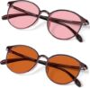 BRADDELL OPTICS FL-41 Rose & FL-60 Brown Tinted Migraine Glasses