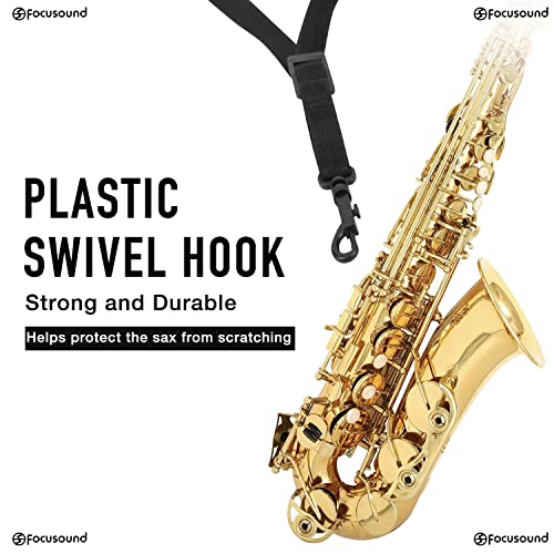 Focusound Upgraded Tenor Saxophone Neck Strap Padded - Image 2