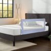 grelex Foldable Toddler Bed Rail, 51 Inch (Grey)