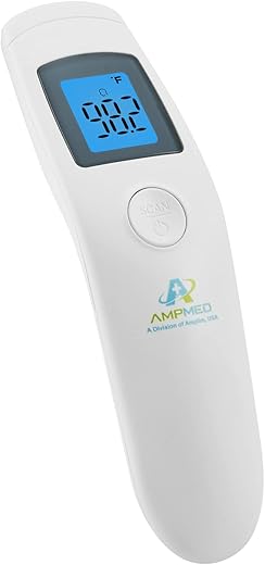 Amplim Forehead Thermometer Touchless Digital Fever Thermometer