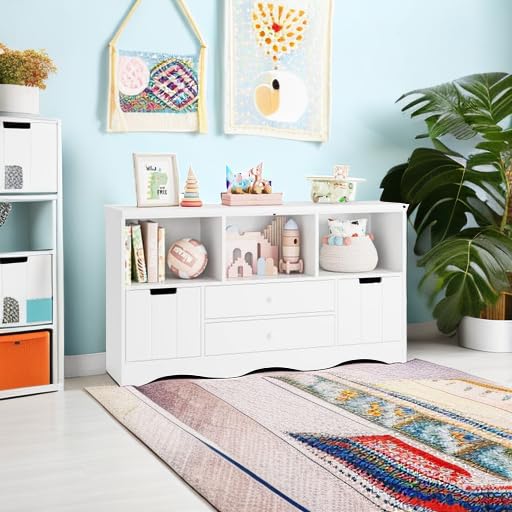 FOTOSOK 51.2" Large Toy Storage Organizer with Drawers - Image 5