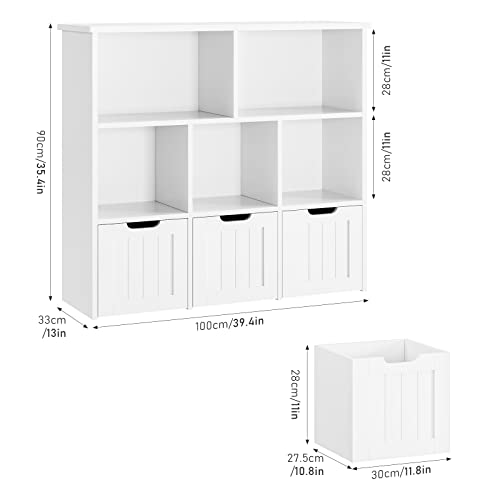 FOTOSOK Toy Storage Organizer With Movable Drawers - Image 3