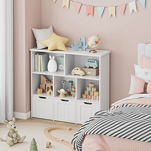 FOTOSOK Toy Storage Organizer With Movable Drawers - Image 2