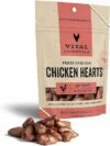 Vital Essentials Freeze Dried Chicken Hearts Cat Treats, 0.8 OZ