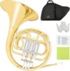ROWELL French Horn Gold Lacquer F Horn with Case