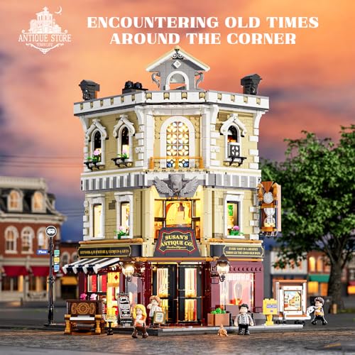 FUNWHOLE Antique-Store Lighting Building-Bricks Set 2847 Pcs - Image 5