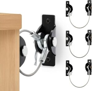 HOME MASTER HARDWARE Furniture Anchors Anti-Tip Kit (4 Pack)