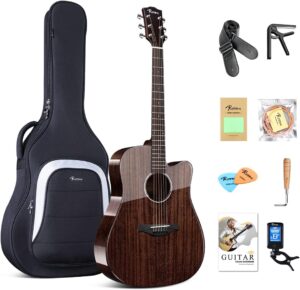 Rosen G31 Dreadnought Acoustic Guitar Black
