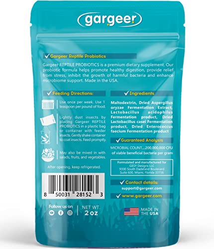 Gargeer Probiotics Supplement, Boosts Digestion & Immunity, 2 Oz - Image 2