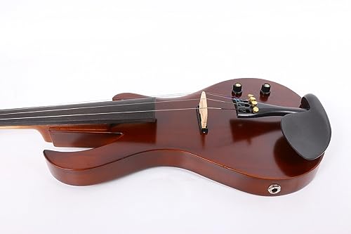 Generic Electric Violin 4/4 Full Size Solid Wood - Image 5