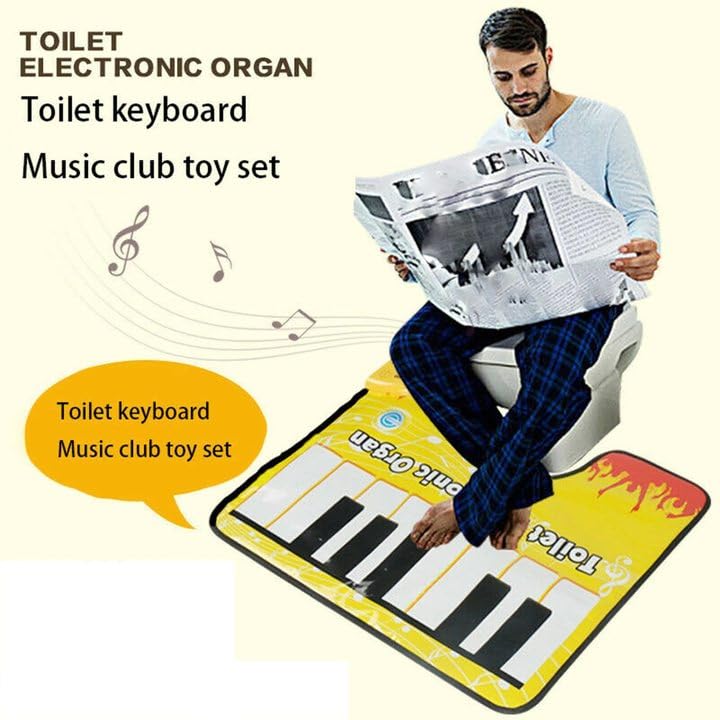 Generic Piano Keyboard Toilet Floor Mat, OneSize - Image 4