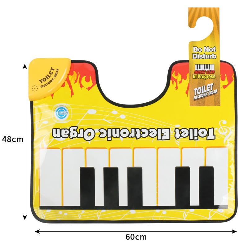 Generic Piano Keyboard Toilet Floor Mat, OneSize - Image 2