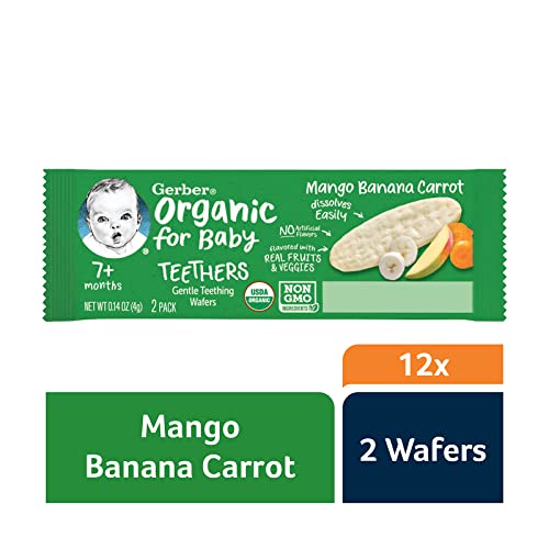 Gerber Snacks For Baby Teethers, Mango Banana Carrot - Image 4