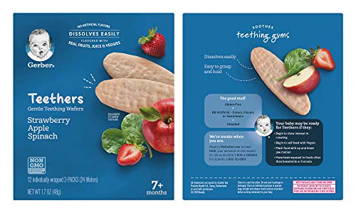 Gerber Teethers VariPk, Banana Peach Strawberry Apple, 2 CT - Image 3