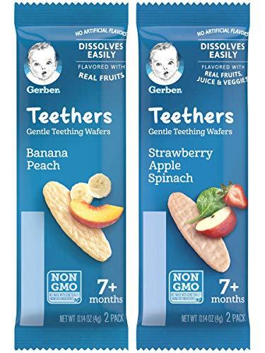 Gerber Teethers VariPk, Banana Peach Strawberry Apple, 2 CT - Image 4