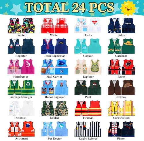 Geyoga 24 Pcs Kids Community Helper Vest - Image 3