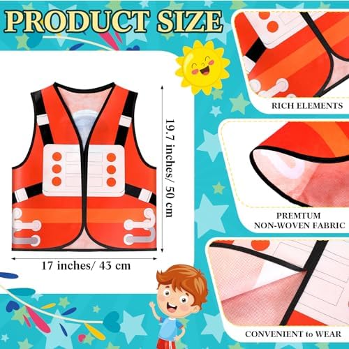 Geyoga 24 Pcs Kids Community Helper Vest - Image 2