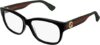 Gucci GG0278O 011 Black Rectangle Eyeglasses