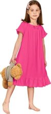 Arshiner Girls Victorian Pajama Dress, Soft Sleepshirt