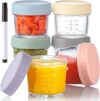 VITEVER Glass Baby Food Storage Containers – 4 oz