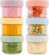 Caperci Glass Baby Food Storage Containers – 4 oz