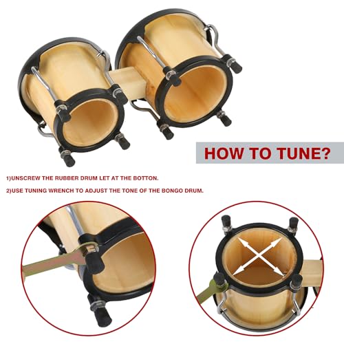 GLORY ESTD. 1962 Bongo Drums 4β And 5β With Bag - Image 3