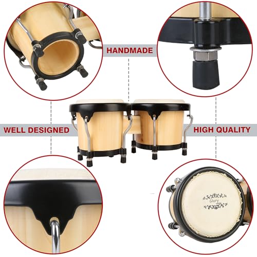 GLORY ESTD. 1962 Bongo Drums 4β And 5β With Bag - Image 4