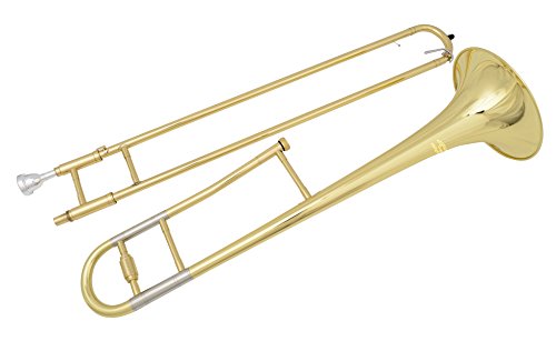 GLORY GTD-2 B Flat Brass Trombone with Case - Image 3