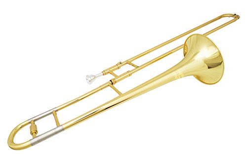 GLORY GTD-2 B Flat Brass Trombone with Case - Image 4