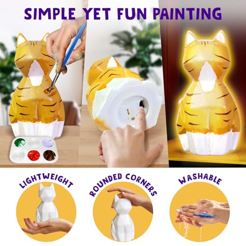 Goody King Paint Your Own Cat Lamp Kit - Image 4