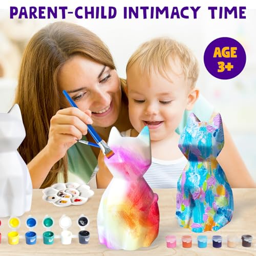 Goody King Paint Your Own Cat Lamp Kit - Image 5