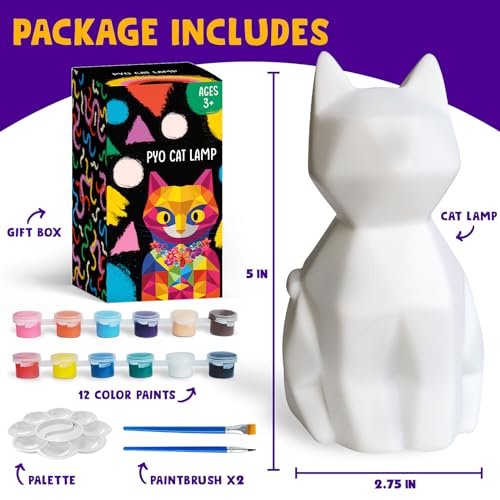 Goody King Paint Your Own Cat Lamp Kit - Image 2
