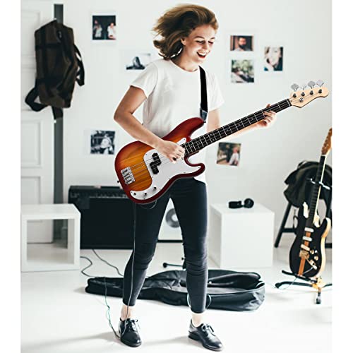 Goplus Full Size Electric Bass Guitar with Strap - Image 2