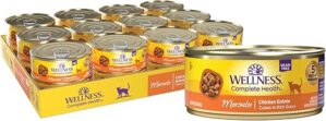 Wellness Grain Free Wet Cat Food, Chicken Entree, 5.5-Ounce, 24-Pack