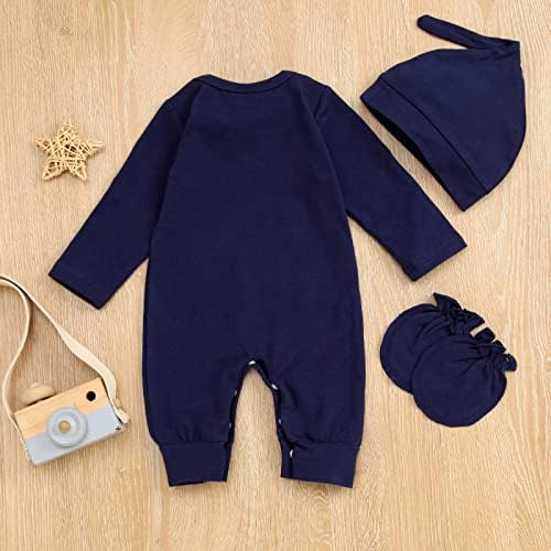 GRNSHTS Newborn Baby Boy Romper Outfit 3PCS Set - Image 3