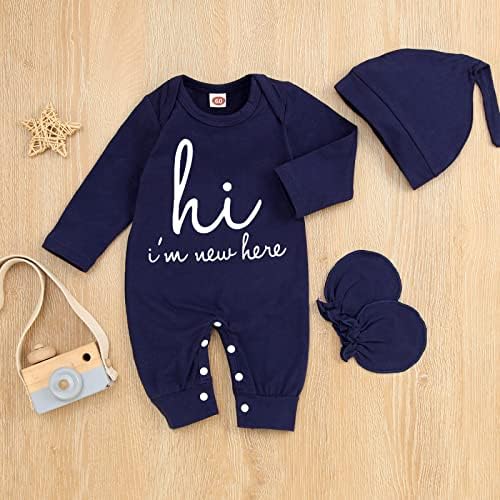 GRNSHTS Newborn Baby Boy Romper Outfit 3PCS Set - Image 2