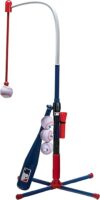 Franklin Sports Grow-with-Me Kids Baseball Batting Tee Set