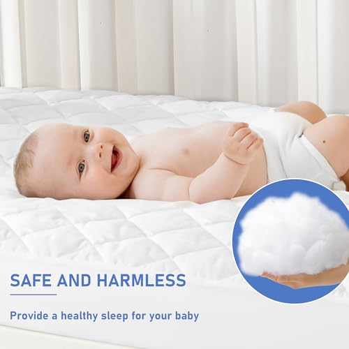 GRT Waterproof Crib Mattress Protector, 2 Pack - Image 2