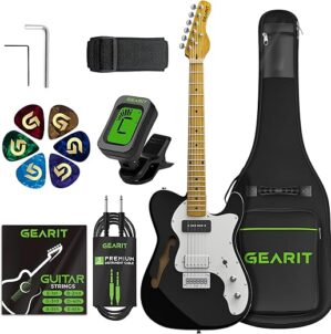 GearIT GTL-200 Shoreline Series Thinline Guitar